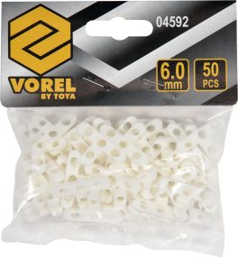 Distanțiere tip "T" 6 mm, 30 buc (cod: 04592)