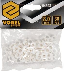 Distanțiere tip "T" 8 mm, 30 buc (cod: 04593)