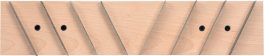 Gletieră lemn pentru bca 80 x 240 mm (cod: 05830) - imagine 3