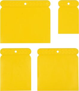 Set 4 raclete 50, 73, 98, 118 mm (cod: 05950)