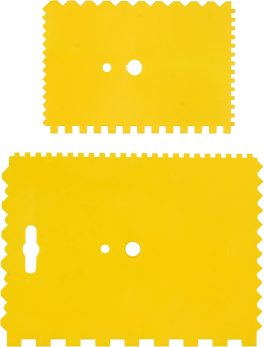 Set raclete cu dinți 178 x 132 mm, 133 x 91 mm (cod: 05960)