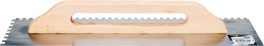 Gletieră inox crestată 128 x 580 mm, 8 x 8 mm (cod: 06690)