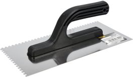 Gletieră inox crestată 125 x 270, 4 x 4 (cod: 06740) - imagine 2