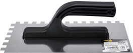 Gletieră inox crestată 125 x 270, 10 x 10 (cod: 06781)