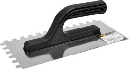 Gletieră inox crestată 125 x 270, 10 x 10 (cod: 06781) - imagine 2