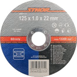 DISC DEBITAT METAL 125X1X22MM STHOR (cod: 08171)
