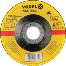 DISC ABRAZIV PENTRU DEBITATE METALE 115X6X22 MM (cod: 08663)