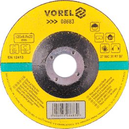 DISC ABRAZIV PENTRU TAIAT PIATRA 125X6.8X22 MM (cod: 08683)