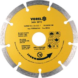 Disc diamantat segmentat 125 mm (cod: 08712)