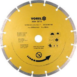 Disc diamantat segmentat 230 mm (cod: 08715)