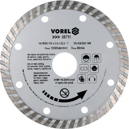 Disc diamantat turbo 115 mm (cod: 08751)