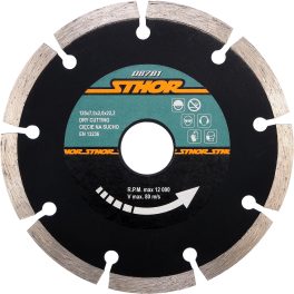 Disc diamantat segmentat 125 x 2 mm H7 (cod: 08781)