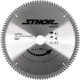 Pânză fierăstrău circular pentru aluminiu 250 x 30 x 1.8 100 dinți (cod: 08854)