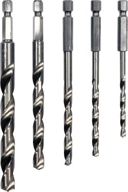 Set burghie cu prindere hexagonală, 4 - 10 (cod: 21650)