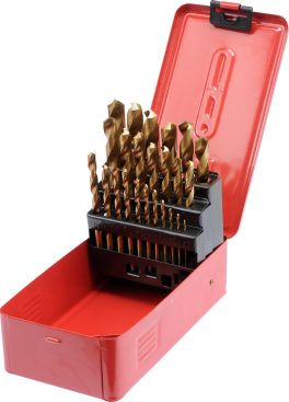 Set 25 burghie titan pentru metal 1 - 13 mm (cod: 22340)