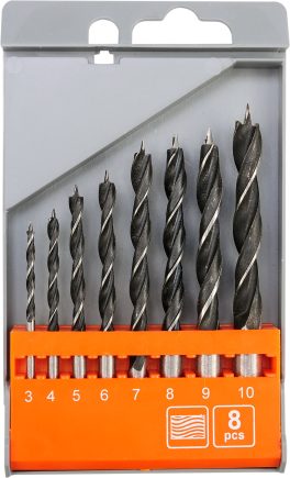 BURGHIU LEMN SET 8 BUC 3-10MM (cod: 22381)