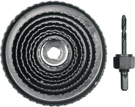 Set freze pentru scos cepuri de lemn 38 - 127 mm (cod: 22572)
