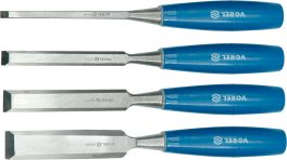 Set 4 dălți mâner lemn (cod: 25530)