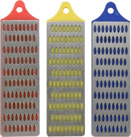 Set 3 pietre abrazive diamantate 75 x 25 mm (cod: 26140)