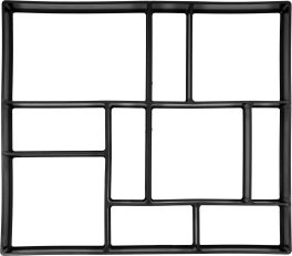 Șablon decorativ pentru pavaj 400 x 440 x 40 mm (cod: 35061)