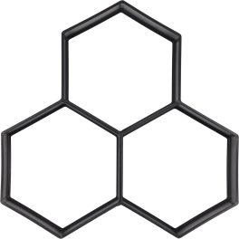 Șablon decorativ pentru pavaj tip fagure 360 x 360 x 40 mm (cod: 35062)