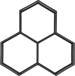 Șablon decorativ pentru pavaj tip fagure 360 x 360 x 40 mm (cod: 35062)