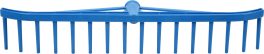 GREBLA PLASTIC 16 DINTI (cod: 35788) - imagine 2