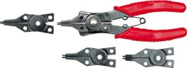 Clește pentru inele de siguranță 4 capete 150 mm (cod: 43510)