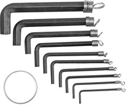 Set 8 chei hexagonale 2 - 10 mm (cod: 56380)