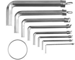 Set 8 chei hexagonale 2 - 10 mm, CR-V (cod: 56392)