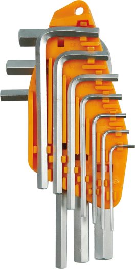 Set 10 chei hexagonale 1,5 - 10 mm, CR - V, (cod: 56393)