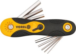 Set chei hexagonale 8 buc, 1.5 - 8 mm, CR-V (cod: 56506)