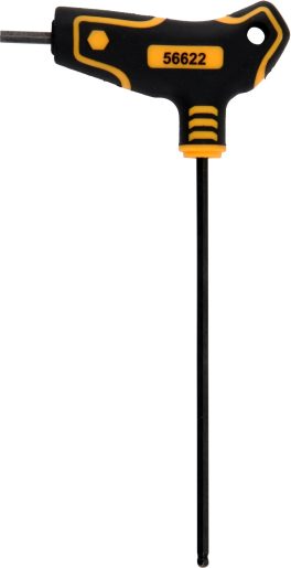 Cheie hexagonală cu bilă și mâner  3.0MM (cod: 56622)