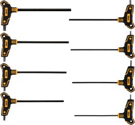 Set chei hexagonale cu mâner, 8 piese (cod: 56649)