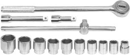 Trusă chei tubulare 3/4" 22 - 50 mm 14 piese (cod: 58140)