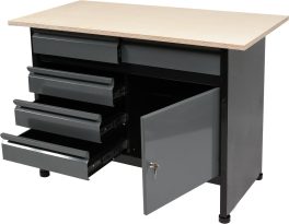 Masă de lucru pentru atelier 1160 x 600 mm (cod: 58455) - imagine 3