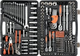 Trusă tubulare 1/2 - 3/8 - 1/4" 225 buc (cod: 58693)