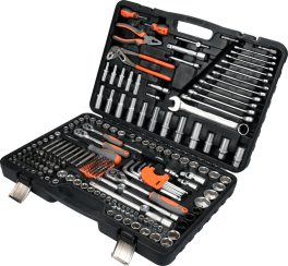 Trusă tubulare 1/2 - 3/8 - 1/4" 225 buc (cod: 58693) - imagine 2