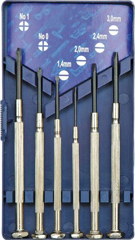 Set 6 șurubelnițe - mecanică fină (cod: 64310)