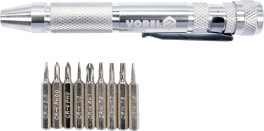 Set surubelnita cu biti, metalica, 10 PC (cod: 64400)
