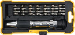 Set surubelnita cu biti, metalica, 29 PC (cod: 64401)