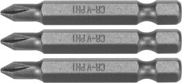 Set 3 biți 1/4 ph1x50mm (cod: 65456)