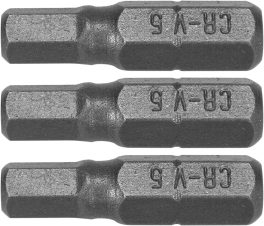 Set 3 biți 1/4 H5 X 25mm (cod: 65503)