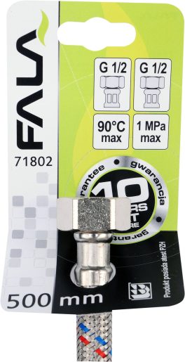 Racord Flexibil F/F 1/2″ 1/2″,500Mm 71802 (cod: 71802) - imagine 2