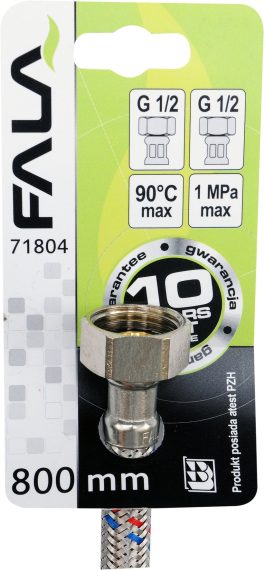 Racord Flexibil F/F 1/2″ 1/2″,800Mm 71804 (cod: 71804) - imagine 2