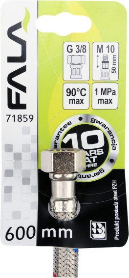 RACORD FLEXIBIL F / M 3/8 "M10X1 600MM (cod: 71859) - imagine 2