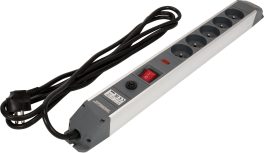 Prelungitor electric 5 prize cu întrerupator, 3 m (cod: 72372) - imagine 2