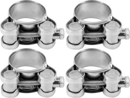 Set 4 cleme zincate cu șurub 19-21/18mm (cod: 73787)