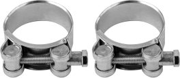 Set 2 cleme zincate cu șurub 35-38/20mm (cod: 73794)