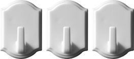 Set cârlige autoadezive de perete 3 buc (cod: 74731)
